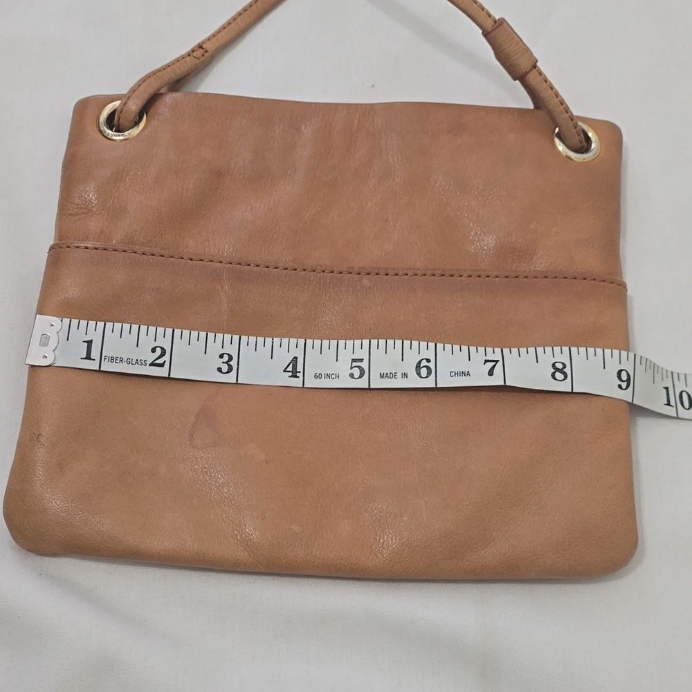 Margot Cognac Brown Leather Crossbody Bag